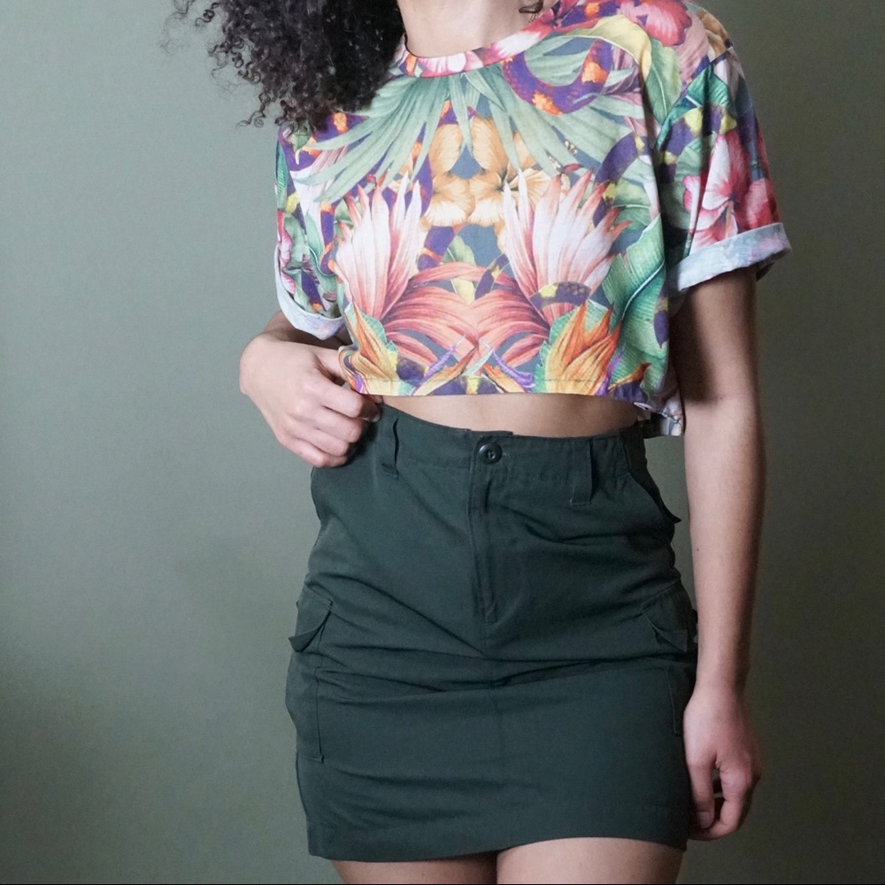 Gap Forest Green Pocket Skirt